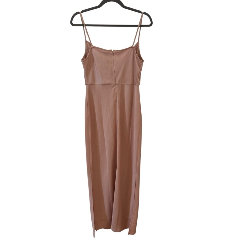 NWT BHLDN Cali Satin Charmeuse Midi Dress in "Oyster" Size 6 - Picture 7 of 13